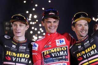 Jumbo-Visma s'appellera désormais Visma-Lease a Bike KEYSTONE/AP/MANU FERNANDEZ